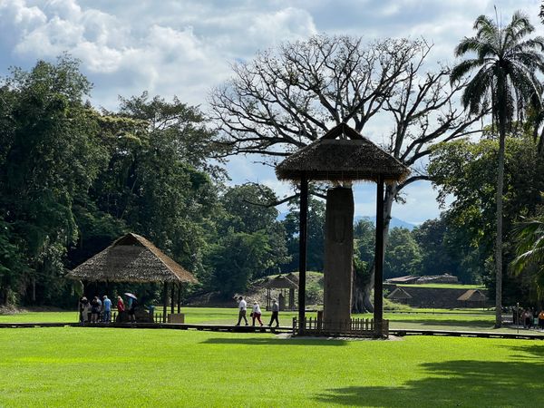 Archaeological park and ruins of Quirigua